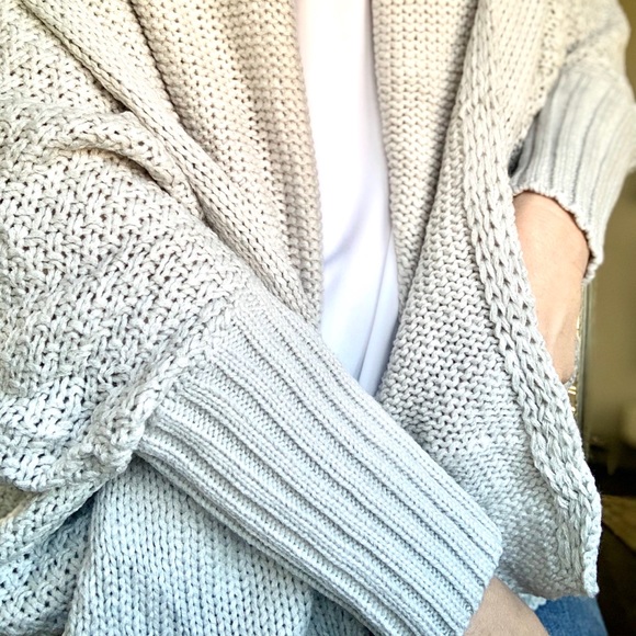 🍁 Mona Oversized Knit Cardigan Sweater - Picture 2 of 5